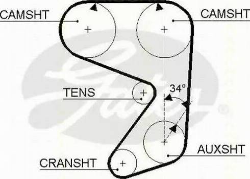 Triscan 8645 5004 - Curea de distributie aaoparts.ro