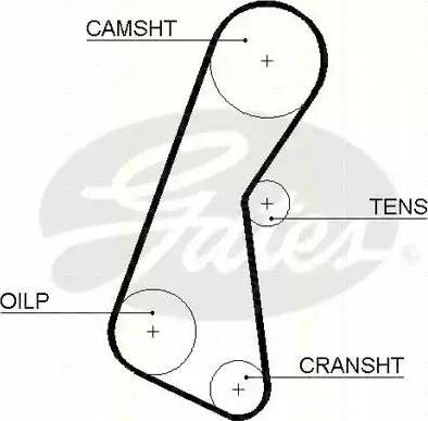 Triscan 8645 5121 - Curea de distributie aaoparts.ro