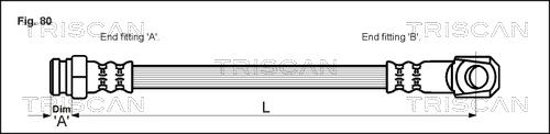 Triscan 8150 67201 - Furtun frana aaoparts.ro