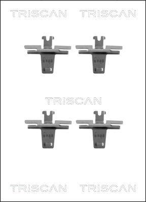 Triscan 8105 401452 - Set accesorii, placute frana aaoparts.ro