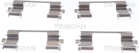 Triscan 8105 431637 - Set accesorii, placute frana aaoparts.ro