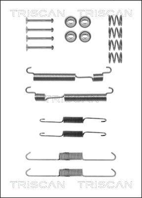 Triscan 8105 432001 - Set accesorii, sabot de frana aaoparts.ro