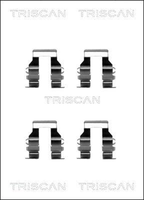 Triscan 8105 421587 - Set accesorii, placute frana aaoparts.ro