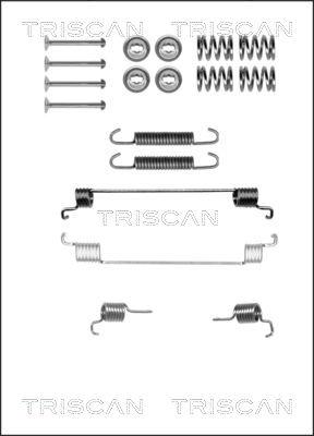 Triscan 8105 152540 - Set accesorii, sabot de frana aaoparts.ro