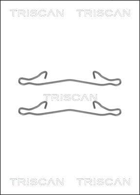 Triscan 8105 161563 - Set accesorii, placute frana aaoparts.ro