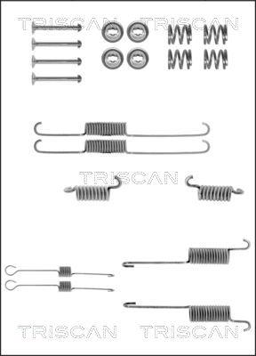 Triscan 8105 162283 - Set accesorii, sabot de frana aaoparts.ro