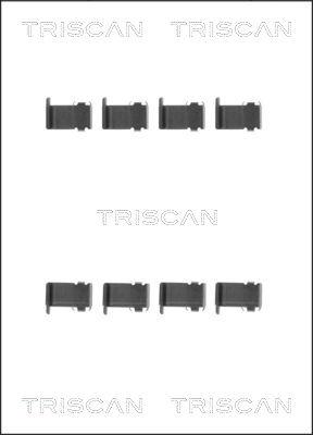 Triscan 8105 101597 - Set accesorii, placute frana aaoparts.ro