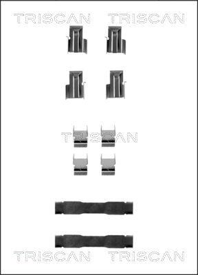 Triscan 8105 101504 - Set accesorii, placute frana aaoparts.ro