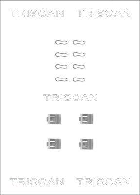 Triscan 8105 101507 - Set accesorii, placute frana aaoparts.ro