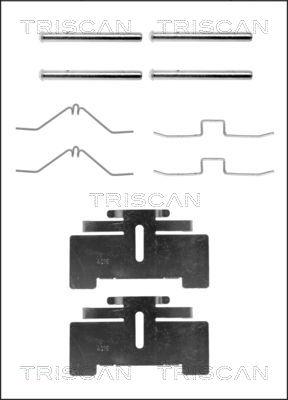 Triscan 8105 101244 - Set accesorii, placute frana aaoparts.ro