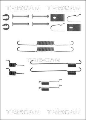 Triscan 8105 102595 - Set accesorii, sabot de frana aaoparts.ro