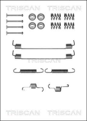 Triscan 8105 102596 - Set accesorii, sabot de frana aaoparts.ro