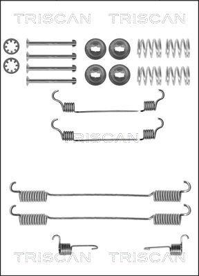 Triscan 8105 102572 - Set accesorii, sabot de frana aaoparts.ro