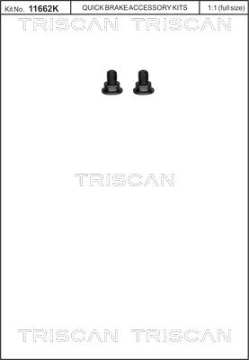 Triscan 8105 116003 - Set surub, disc frana aaoparts.ro