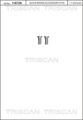 Triscan 8105116013 - Set surub, disc frana aaoparts.ro