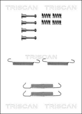 Triscan 8105 112065 - Set accesorii, saboti frana parcare aaoparts.ro