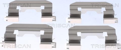 Triscan 8105 181017 - Set accesorii, placute frana aaoparts.ro