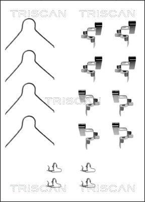 Triscan 8105 131052 - Set accesorii, placute frana aaoparts.ro