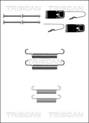 Triscan 8105 802001 - Set accesorii, saboti frana parcare aaoparts.ro