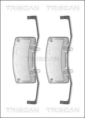 Triscan 8105 291611 - Set accesorii, placute frana aaoparts.ro