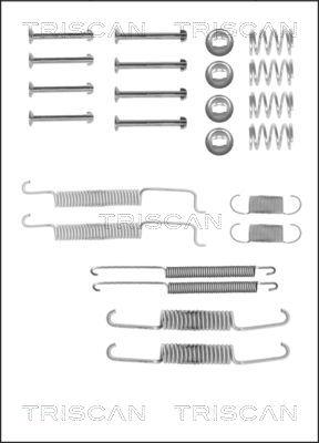 Triscan 8105 292421 - Set accesorii, sabot de frana aaoparts.ro