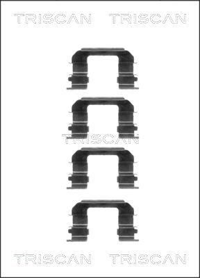 Triscan 8105 241604 - Set accesorii, placute frana aaoparts.ro
