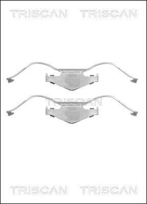 Triscan 8105 241605 - Set accesorii, placute frana aaoparts.ro