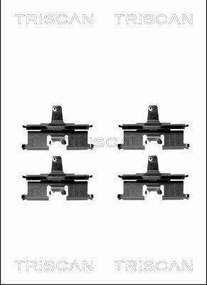 Triscan 8105 241607 - Set accesorii, placute frana aaoparts.ro