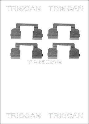 Triscan 8105 251597 - Set accesorii, placute frana aaoparts.ro