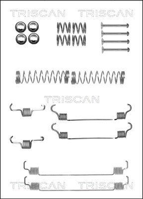Triscan 8105 282570 - Set accesorii, sabot de frana aaoparts.ro