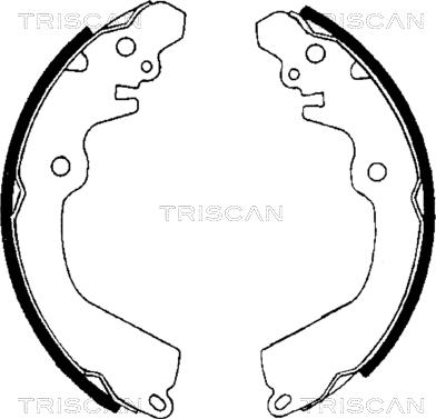 Triscan 8100 42568 - Set saboti frana aaoparts.ro