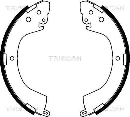 Triscan 8100 42605 - Set saboti frana aaoparts.ro