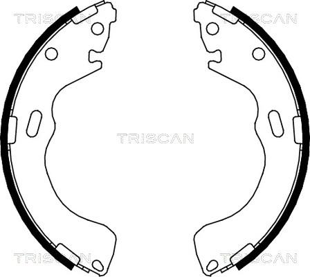 Triscan 8100 50616 - Set saboti frana aaoparts.ro