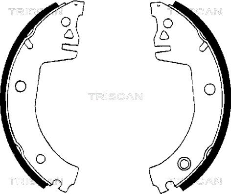 Triscan 8100 67514 - Set saboti frana aaoparts.ro