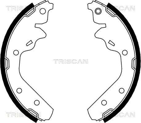 Triscan 8100 10592 - Set saboti frana aaoparts.ro