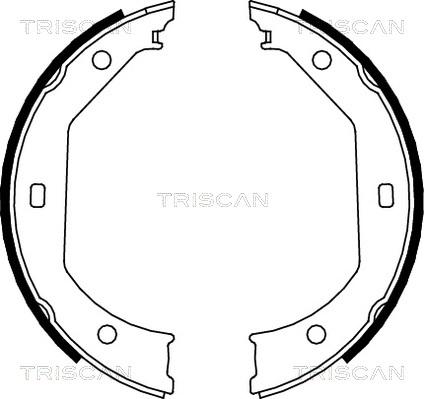 Triscan 8100 11638 - Set saboti frana aaoparts.ro