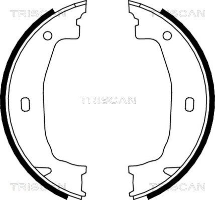 Triscan 8100 11011 - Set saboti frana aaoparts.ro
