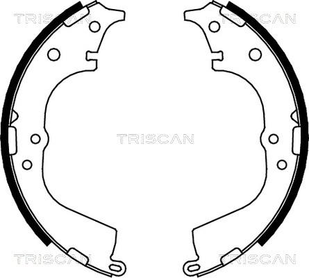 Triscan 8100 13591 - Set saboti frana aaoparts.ro