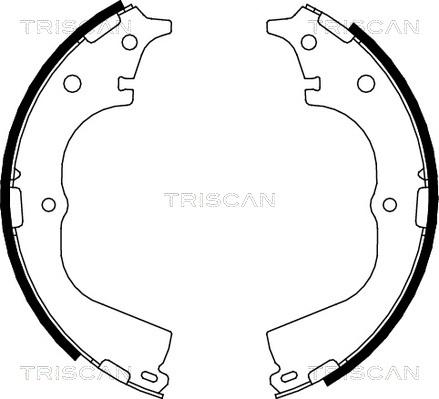 Triscan 8100 13557 - Set saboti frana aaoparts.ro
