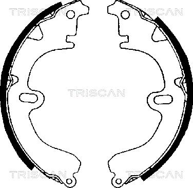 Triscan 8100 13392 - Set saboti frana aaoparts.ro