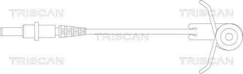 Triscan 8115 10005 - Senzor de avertizare,uzura placute de frana aaoparts.ro