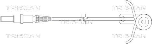 Triscan 8115 10006 - Senzor de avertizare,uzura placute de frana aaoparts.ro