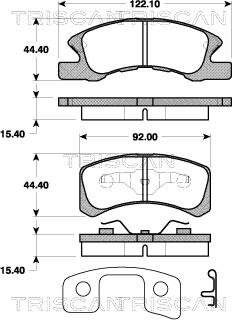 Dynamatrix DBP1988 - Set placute frana,frana disc aaoparts.ro
