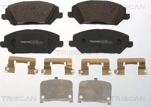 Triscan 8110 43061 - Set placute frana,frana disc aaoparts.ro