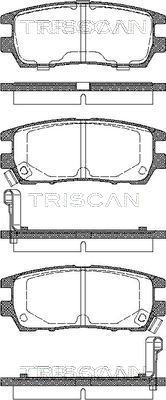 Triscan 8110 42003 - Set placute frana,frana disc aaoparts.ro