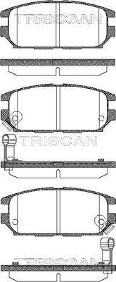 Triscan 8110 42014 - Set placute frana,frana disc aaoparts.ro