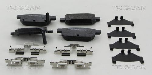 Triscan 8110 69021 - Set placute frana,frana disc aaoparts.ro