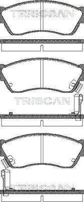 Triscan 8110 69181 - Set placute frana,frana disc aaoparts.ro