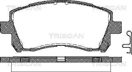 AISIN SN855 - Set placute frana,frana disc aaoparts.ro