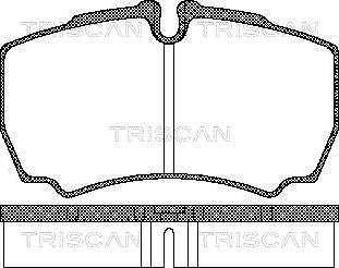 Triscan 8110 15029 - Set placute frana,frana disc aaoparts.ro